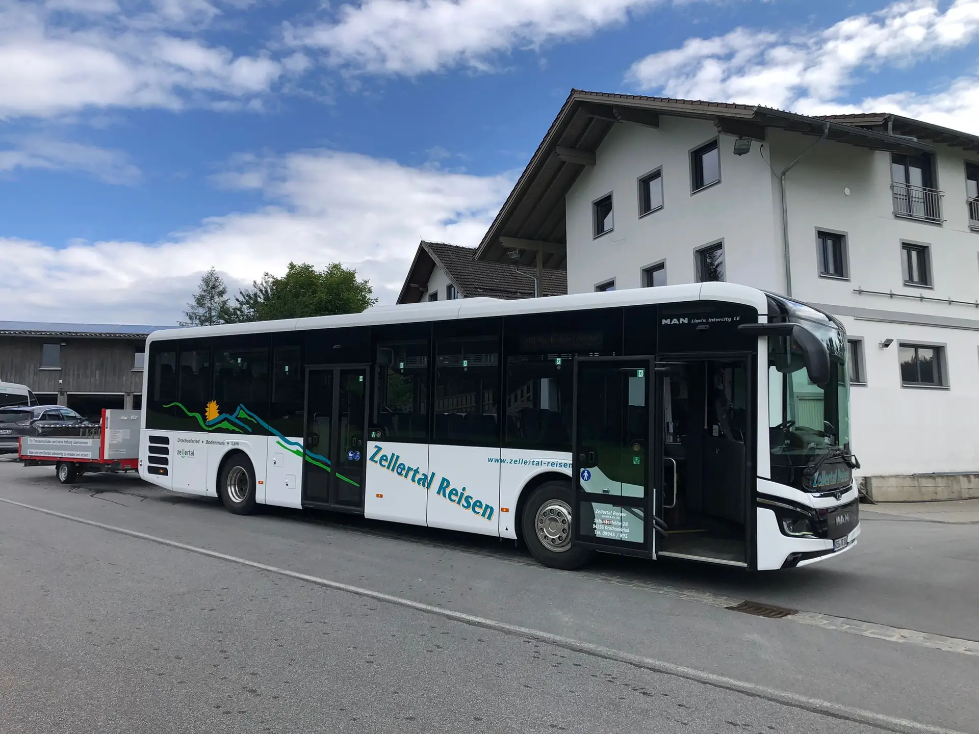 Intercity LE mit Radanhänger